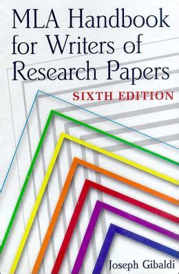 Mla handbook for writers of research papers 6th sixth edition. - The china lab guide to megablock urbanisms.