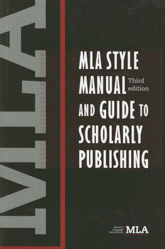 Mla style manual and guide to scholarly publishing 3rd edition. - 1993 1997 mercruiser service manual v8 305 5 0l 350 5 7l.