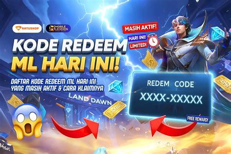 Mlbb code 2026. COM - Inilah daftar kode redeem Mobile Legends (ML) atau M...