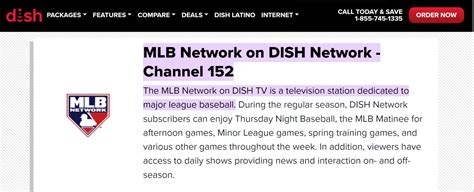 Mlbn on dish. Spring Training Games. Tune in to MLB Network every day for all of the Spring Training action. All times are subject to change and all games are subject to local blackout. An asterisk (*) indicates the game is available on MLB Network in that club's home market. 