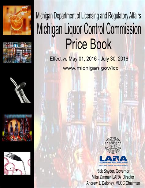 Spirits Price Book Information Local Government & 