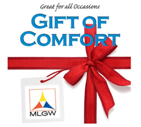 Mlgw gift of comfort. #MLGW's "Gift of Comfort" program allows you to help those in need pay their utility bills. Think of it as a utility gift card. Click on the link to get... 