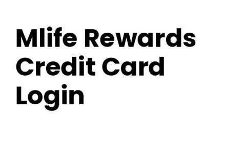 Mlife mastercard login. Things To Know About Mlife mastercard login. 