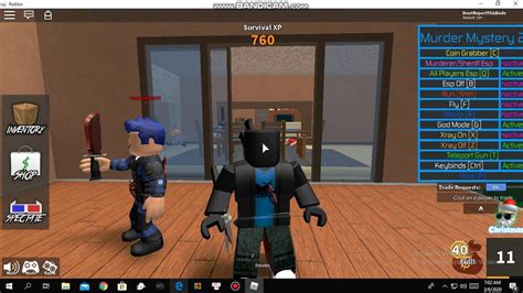 Launch the game alongside the Roblox script executor on your device. Copy and paste the mm2 script from this page into the script executor. To load the script GUI, after pasting the script, click “Attach/Inject” and then “Execute.”. When the script GUI appears, select the hacks you want and have fun!