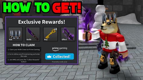 Void is an uncommon knife that is obtainable by claiming Roblox’s Murder Mystery Crown hat through Amazon Prime Gaming and then joining Murder Mystery 2. It is no longer available as the promotion has since expired and currently only obtainable through trading. It is the first Prime Gaming item to be released in the game. It officially released on December 21st, 2022, the day the 2022 .... 