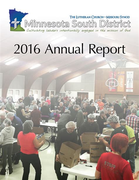 The Lutheran Church—Missouri Synod The Minnesota South District, LCMS is part of The Lutheran Church—Missouri Synod, whose mission is to “ . . . vigorously to make known the love of Christ by word and deed within our churches, communities and the world.”. 