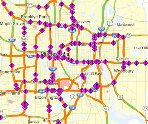 Mndot traffic cameras map. The goals for the I-494: Airport to Hwy 169 corridor is to reduce traffic congestion and improve safety on the highway. The corridor is divided into 3 focus areas: 1) I-494 mainline, 2) I-35W and I-494 interchange, and 3) changes to highway access at Nicollet Ave., Portland Ave., and 12th Ave. I-494 Mainline: From MSP Airport to Hwy 169. 