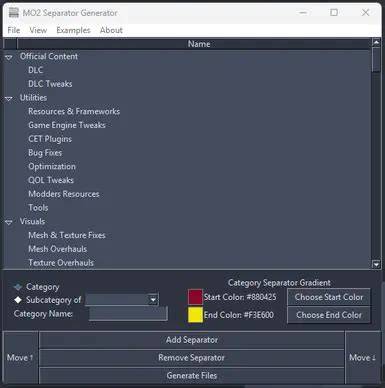 Mo2 installation.  The default categories and Nexus category mappings are no...
