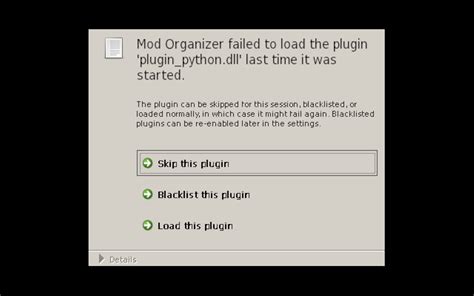 Mo2 python plugin loader. Still it complains about a lot of plugins not...
