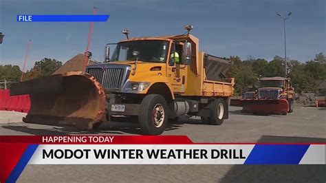 MoDOT's winter weather drills continuing today