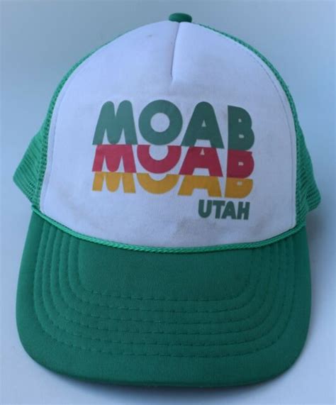 Moab Utah baseball cap hat snapback adjustable eBay