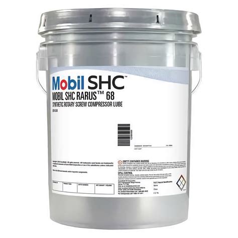 Mobil SHC RARUS 68 Synthetic Screw Compressor Lube …