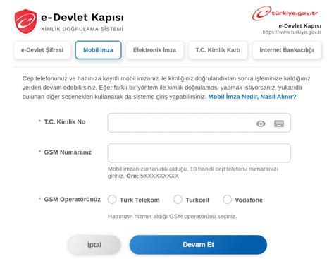 Mobil imza kullanılarak da giriş yapılan e-Devlet sistemine birçok vatandaş şifre alarak giriş yapmayı tercih ediyor.