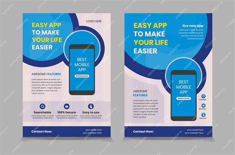 Mobile App Promotion Flyer Template App Templates Ideas of App