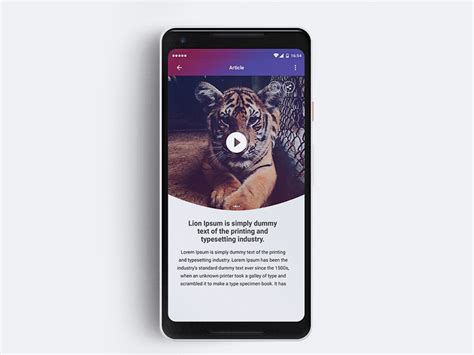 Mobile Article Design Free PSD Template PSD Repo