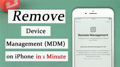 Mobile Device Management: How to Remove MDM from iPhone