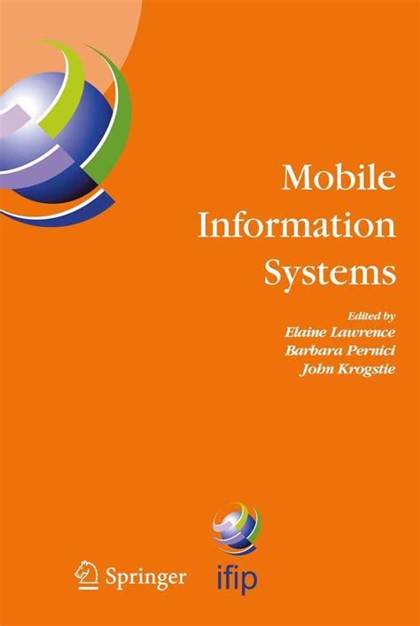 Mobile Information Systems Ifip Tc 8 Working Conference On Mobile Information Systems 1st Edition