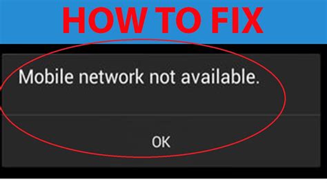 Mobile Network Not Available Verizon