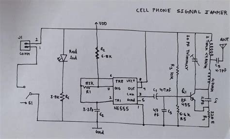 Mobile Phone Jammer Circuit Using Arduino Wiring Diagram