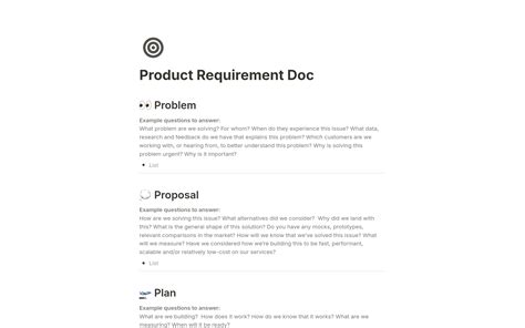 Mobile app prd template.  Create professional Product Requirements Docu...