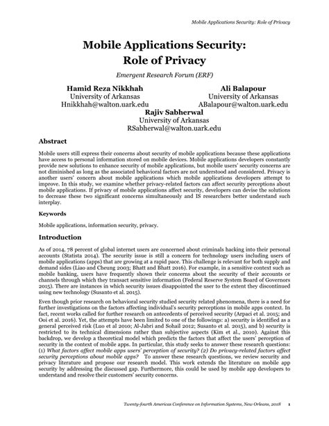01 Sept 2010 ... This paper seeks to better understand smart- phone application security by studying 1,100 popular free Android applications. We introduce the .... 