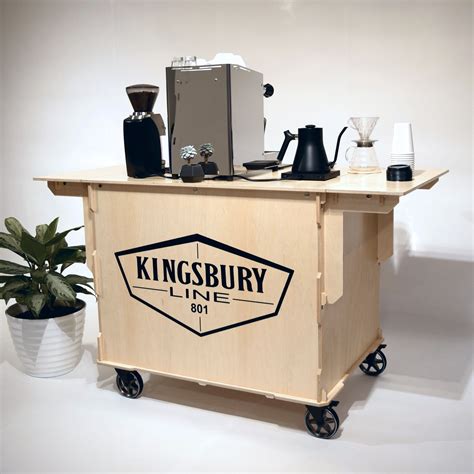 Mobile coffee cart. To top it off, our cart folds small enough to fit into an elevator and expands wide enough to fill any event space, allowing us to serve delicious coffee both indoors … 