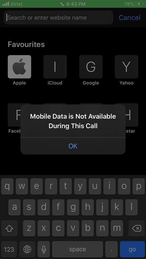 Mobile data not available during call in … - Apple Community