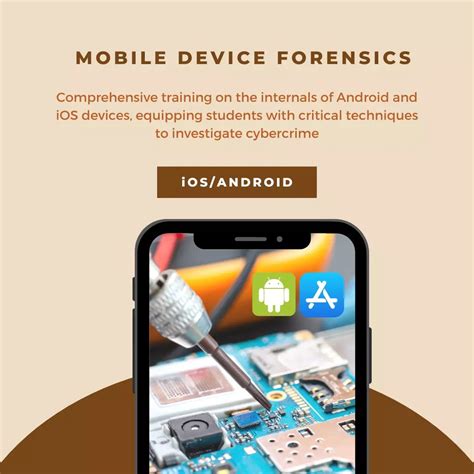 Mobile forensics course.  It is designed to provide students with intermediate to advanced...