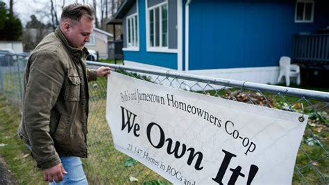 Mobile home park residents form co-ops to save their homes