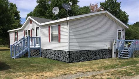 Use skirting panels on your mobile home, hot