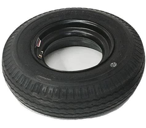 Load Range: G (14-ply rating) Max. Capacity: 3085 lbs. each. Maximum PSI: 105 lbs. Overall Diameter: 27.8". Rim Finish: Black Painted. Rim Type: Demountable/Mobile Home Rim. GREENBALL LT Bias-Ply Trailer Tire. LT signifies the tire is a "Light Truck" size that was designed to be used on trailers that are capable of carrying heavy cargo.. 