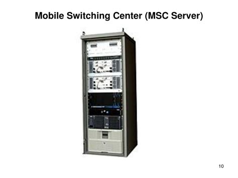 Mobile switching centre server.  The MSC Server performs several critical functio...