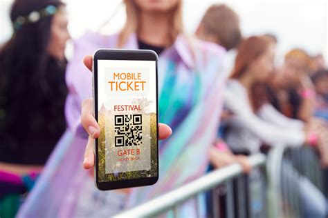 A Mobile Ticket is a QR code that looks like a &