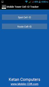 Mobile tower cell id tracker.  The Cell ID & WiFi Lookup service c...