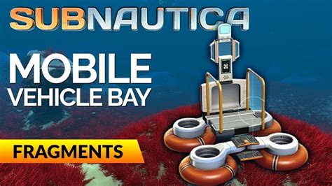 Mobile vehicle bay subnautica. The Moonpool Blueprint can be then obtained by scanning two of its Fragments. These can be found in the Mushroom Forest or Wrecks. To dock vehicles, the Seabase to which the Moonpool is attached must have power (except in Creative Mode). However, it can release vehicles that are powerless. Vehicles docked will be charged from the base's ... 