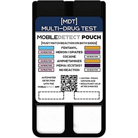 MobileDetect Pouch Residue Detection MultiDrug Test Kit