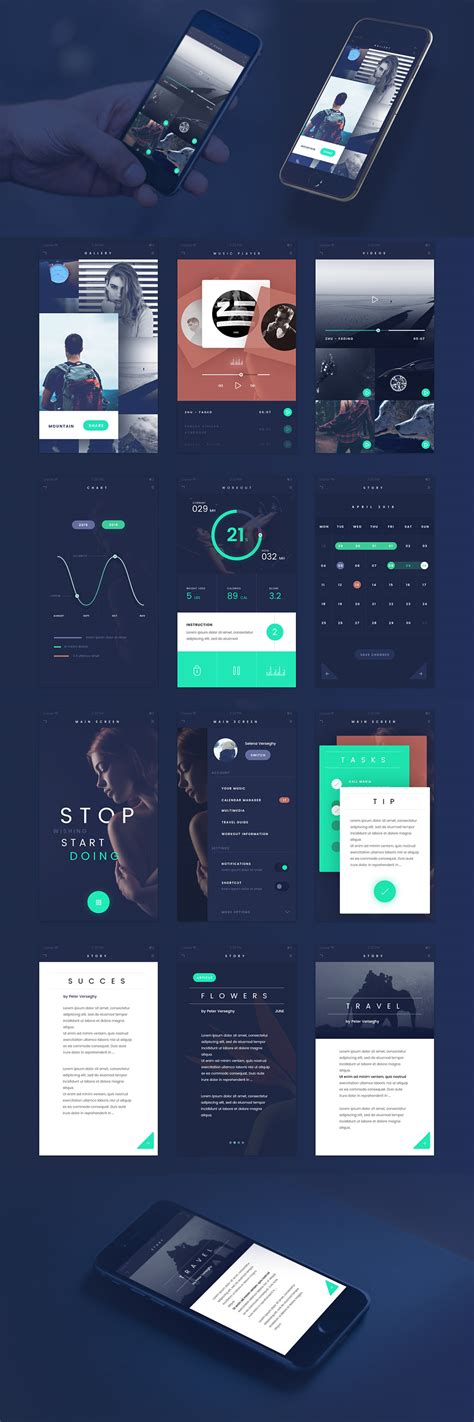 MobileHomeScreenUIDesignFreePSD FreePSD.cc Free PSD files and