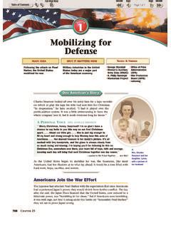 Mobilizing For Defense Guided Reading Answers