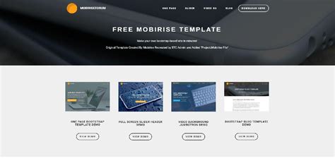 Mobirise Bootstrap Template Fastcode.Space
