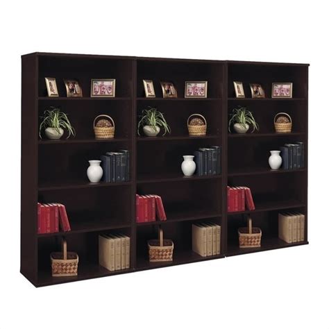 Mocha Cherry Bookshelves Wayfair