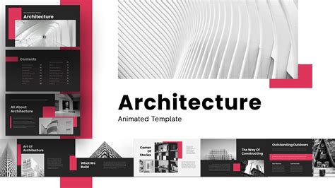 Modèles PowerPoint et thèmes Google Slides d’architecture gratuits