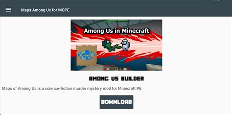 Mod Among Us For Minecraft For Android Apk Download