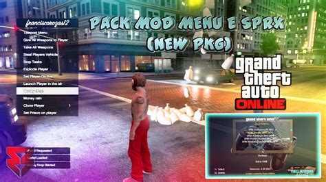 Mod Menu PKG GTA V Online PS3 1.27-1.28 DEX-CEX BLES-BLUS