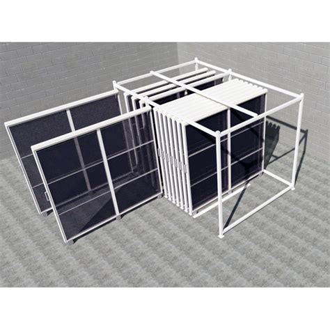 Mod-Glider Pro Modular Art Rack System - bimobject.com