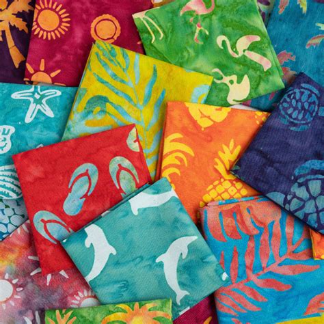 Moda Beachy Batiks - Shells – The Sewing Space Hythe