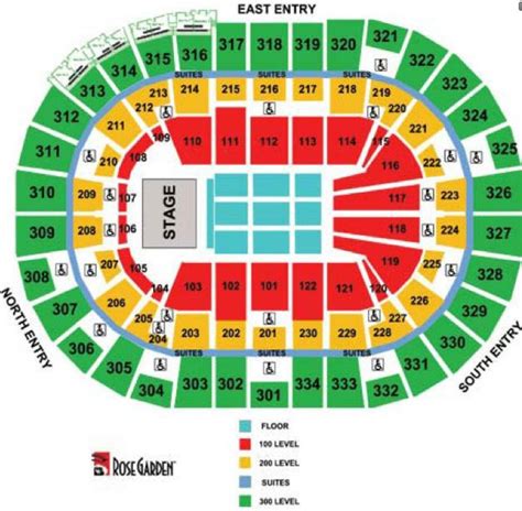 Moda center seating chart concert. Section 122 Moda Center seating views. See the view from Section 122, read reviews and buy tickets. Moda Center (Rose Garden) ... For most events, rows in Section 122 are labeled 1-2, CC-DD, A-T; For concerts, row A is usually the first row ... When looking towards the court/stage, lower number seats are on the right; Interactive Seating Chart ... 