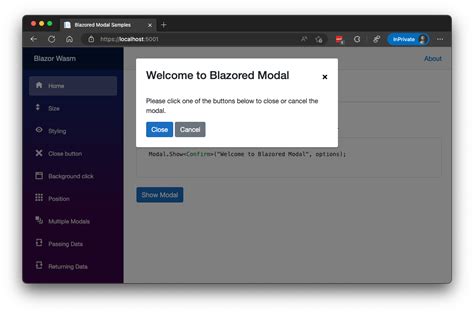 Modal blazorise.  A powerful and customizable modal implementation for Blazor ...
