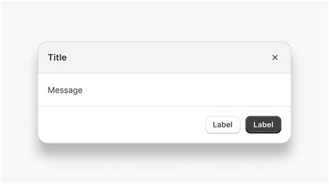 Modal title