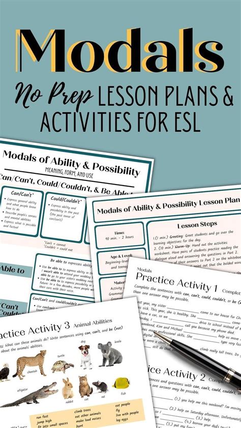 Modals Lesson Plans & Worksheets, Page 1 - UsingEnglish.com (2025)