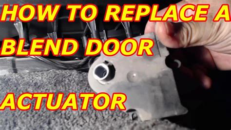 In this video I replace driver the side mode door actuator which controls which air vent blows air, the actuator on the passenger side controls the cooling a.... 